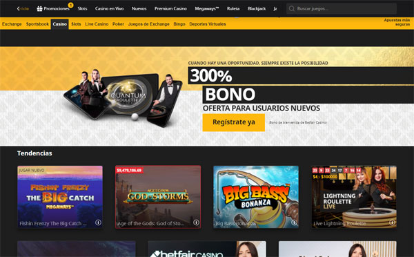 Betfair Casino México